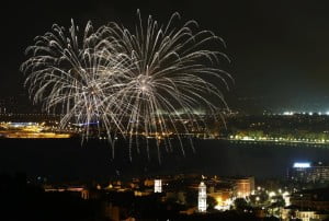 The message took on special meaning amid renewed violence in Gaza and Iraq, and as French troops fight extremists in Africa.