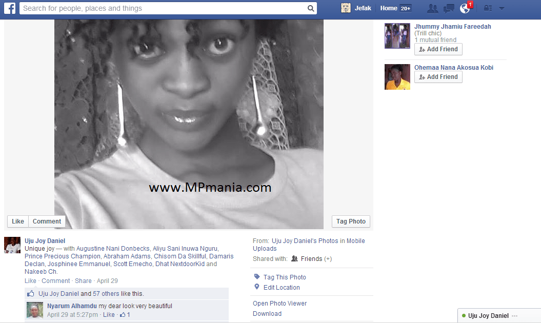 joy on facebook-MPmania.com_