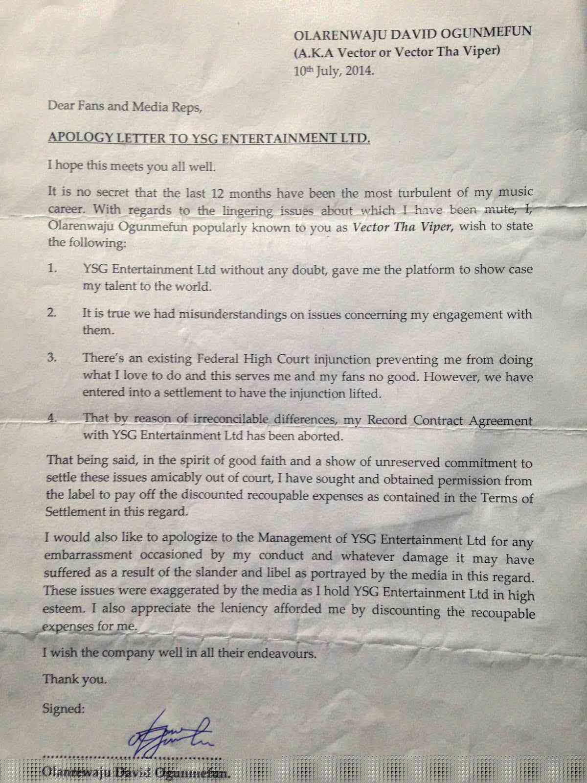 apology letter-mpmania