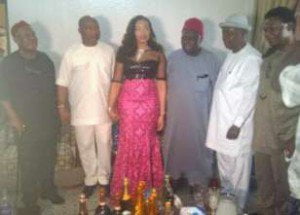 Senator Hope married Chioma in a quiet wedding a week ago. (Linda Ikeji)