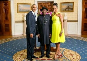 president jonathan and obamas