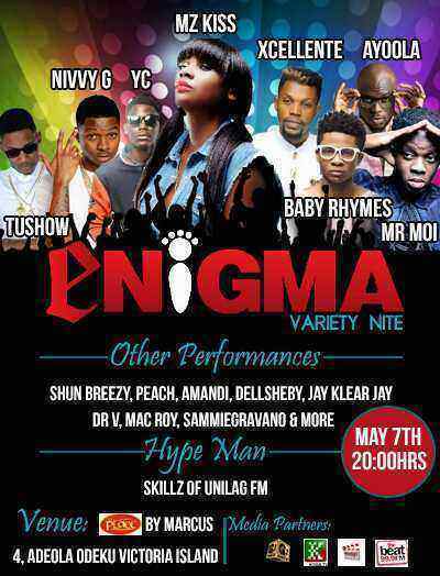 Enigma Variety Night [Hosted By @Skillz_unilagfm] : Event