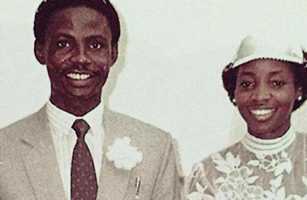 Here is A Photo of Tunde Bakare & His wife On Their Wedding Day