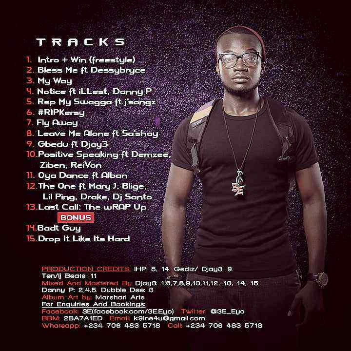 3E [@3E_Eyo] - Prince Of wRap Vol.1 [15 Track Mixtape]