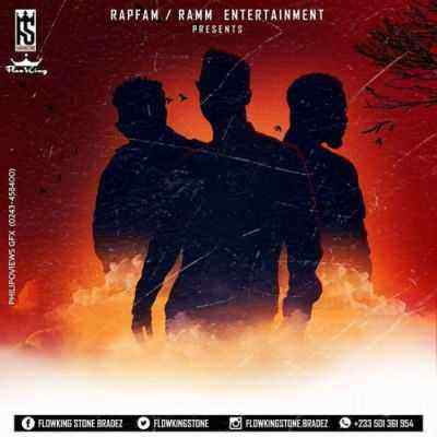 Download MP3 Flowking Stone – Fire Burn Dem (remix) ft Sarkodie & Shatta Wale - Artwork