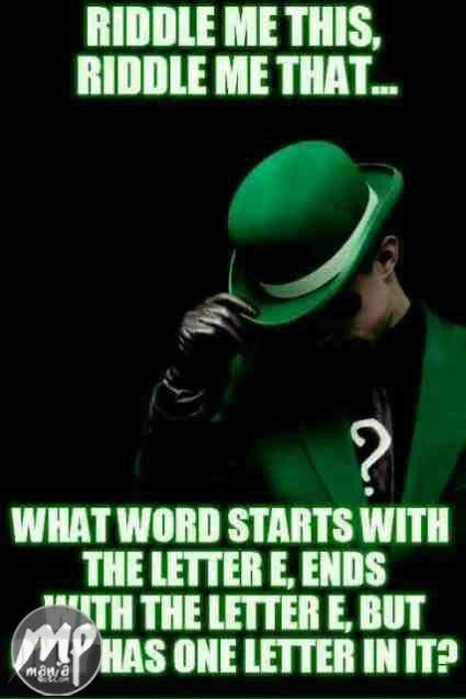 Where are the geniuses? Riddle Me This!