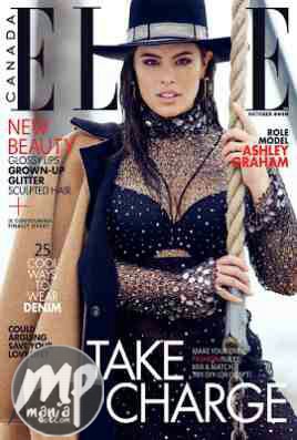 Plus size model Ashley Graham stuns on the cover of ELLE Canada Plus size model Ashley Graham stuns on the cover of ELLE Canada