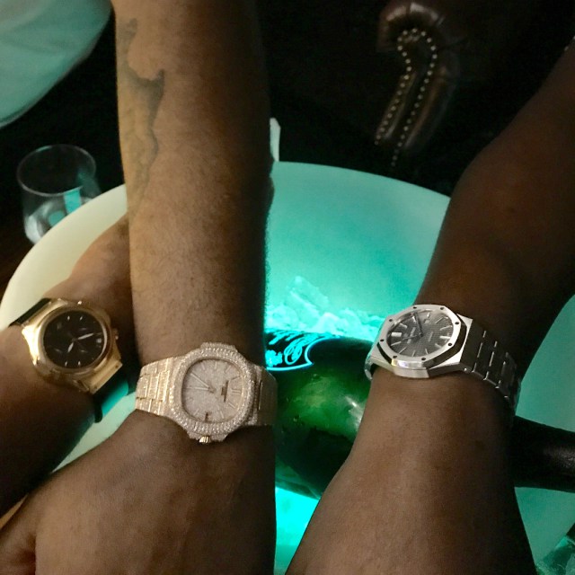 Hushpuppi & Daddy Freeze flaunt Expensive Wristwatches as they Chill in Dubai Hushpuppi & Daddy Freeze flaunt Expensive Wristwatches as they Chill in Dubai