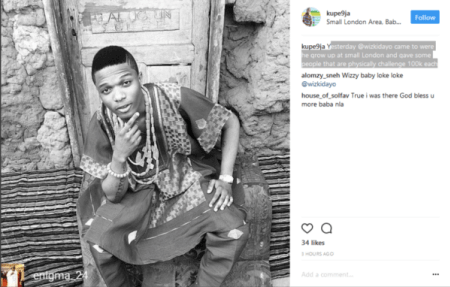 Wizkid gifts N100K each to the Physically Challenged in Surulere Wizkid gifts N100K each to the Physically Challenged in Surulere