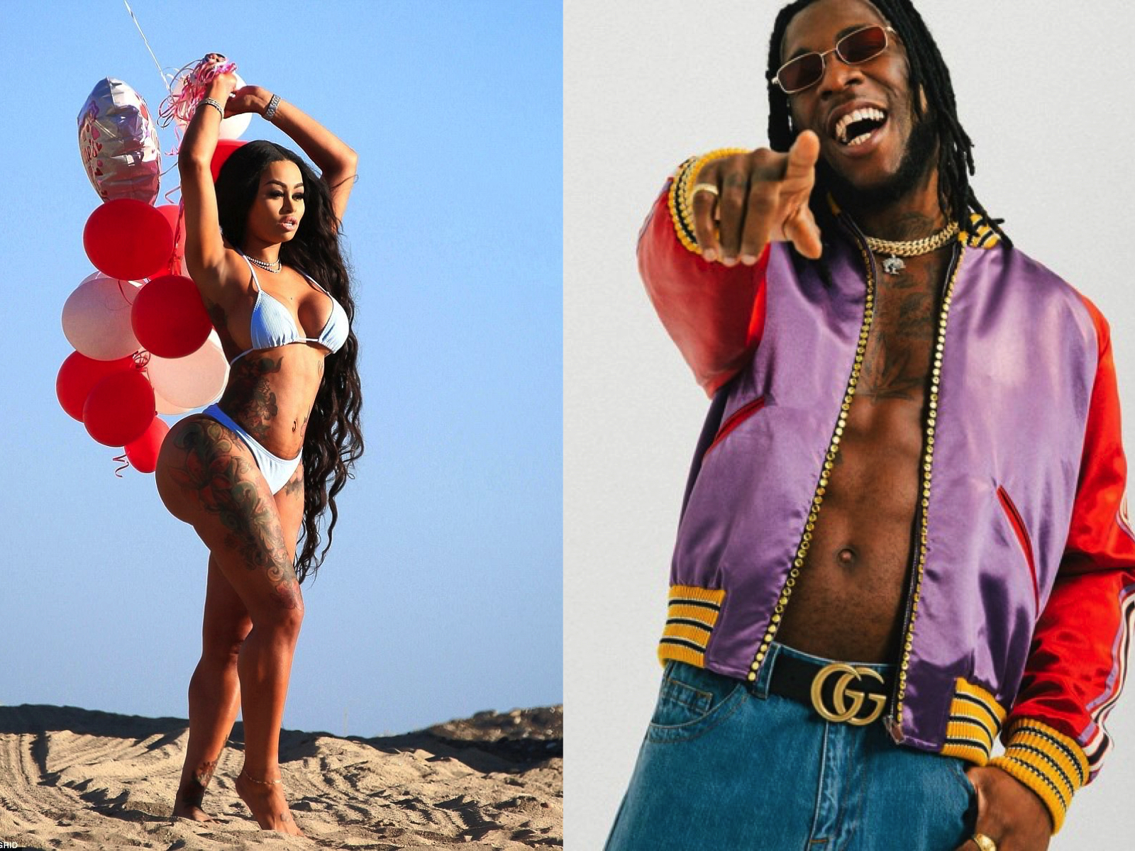 Image result for “The thunder that will fire you” – Burna Boy warns Blac Chyna after reports she’s coming to promote bleaching cream in NIgeria