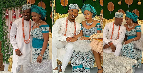 Image result for First photos from Gideon Okeke traditional wedding