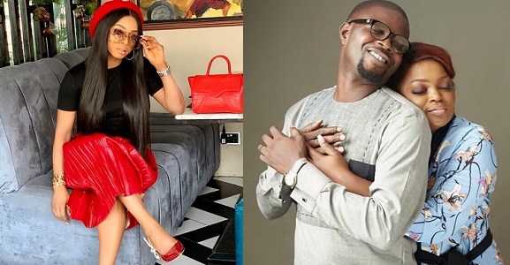 Image result for Toke Makinwa congratulates Funke Akindele on welcoming twins