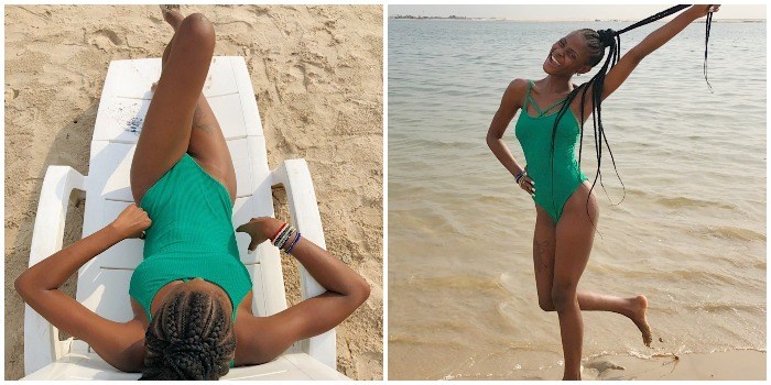 Image result for BBNaija’s Khloe flaunts bikini body in new photos