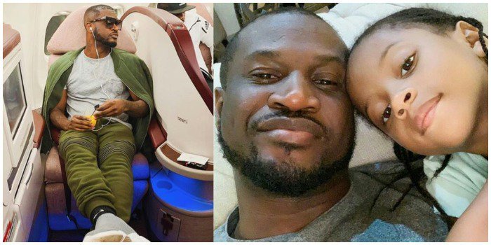 Image result for Peter Okoye reunites with his daughter, Aliona. (Photo)