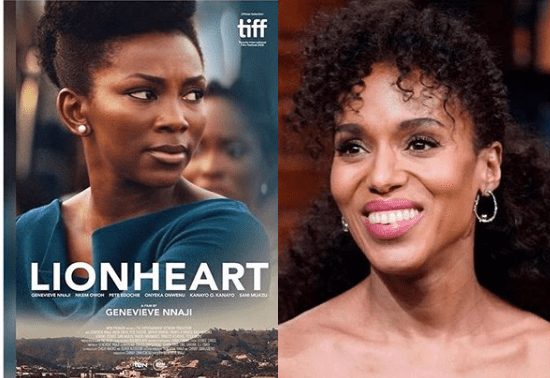 Image result for Keri Washington congratulates Genevieve Nnaji on her movie “Lionheart”, She Responds