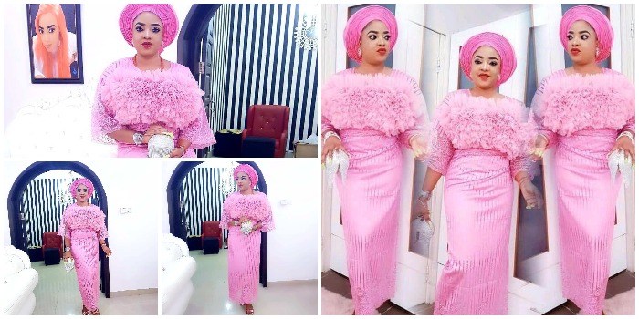 Image result for Actress, Tayo Sobola looks elegante in pink owambe outfit (Photos)