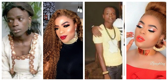 Image result for “Ten Years Back When I Was Suffering With No Mother To Care” – Bobrisky shares emotional throwback photo
