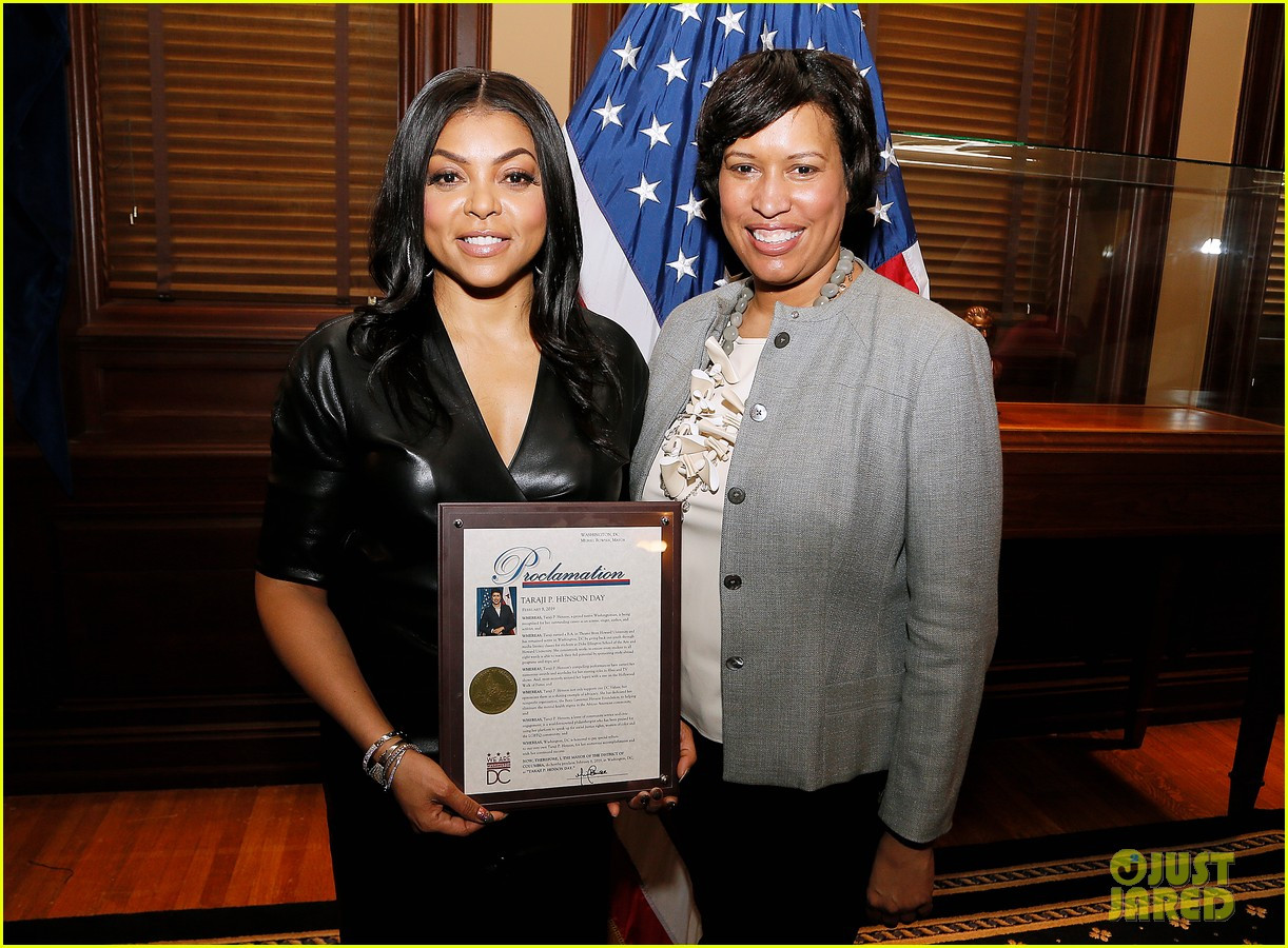 Washington DC Mayor proclaims February 8th as "Taraji P. Henson Day" (Photos)
