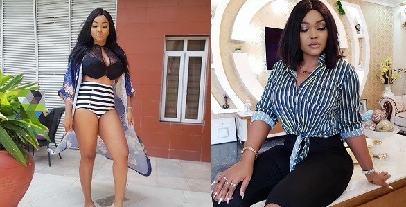 Image result for Mercy Aigbe flaunts smoking hot bod in sexy swimwear