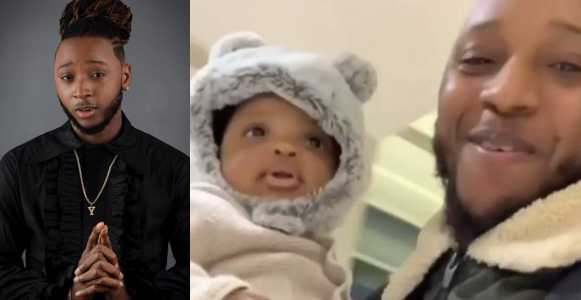 Image result for Yung6ix shares video of his cute son, Carter