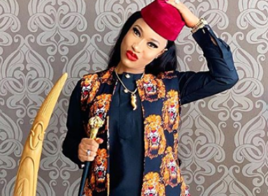 Image result for Check out Tonto Dikeh rocking Isiagu