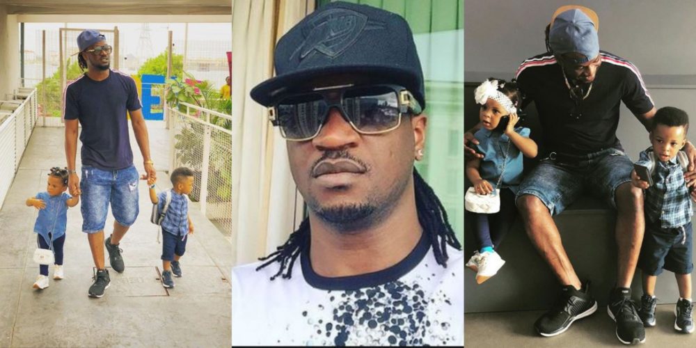 Image result for Paul Okoye Steps Out With His Cute Twins
