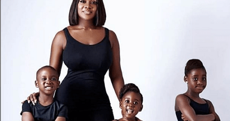 Image result for Mercy Johnson Releases New Photos With Kids