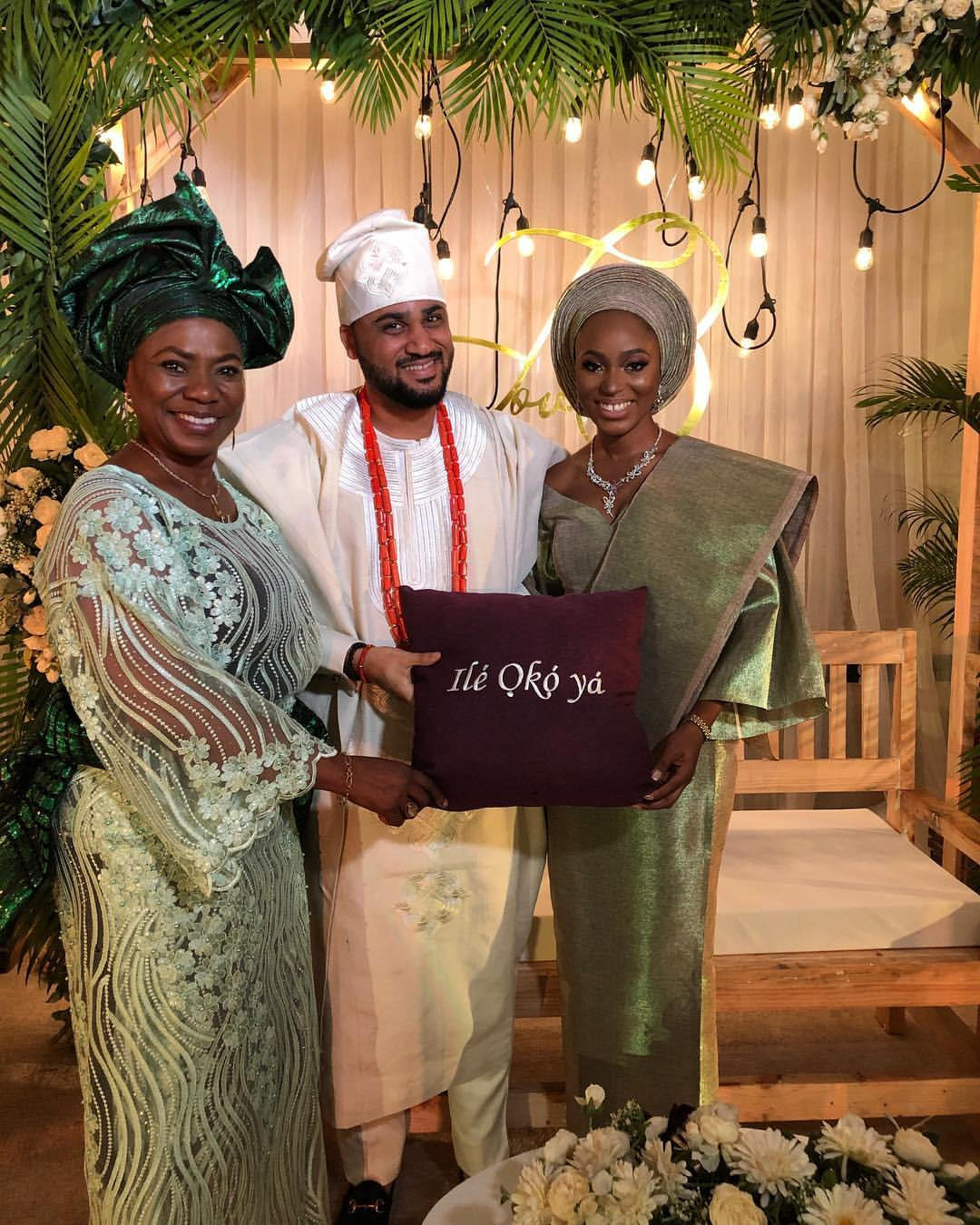 Photos from the traditional wedding of media personality, Illrymz