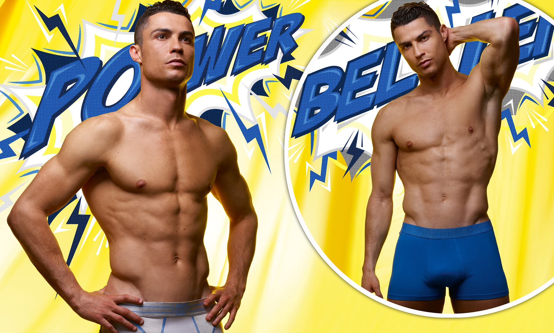 Image result for Ronaldo Sets The World On Fire As He Models His CR7 Underwear Collection