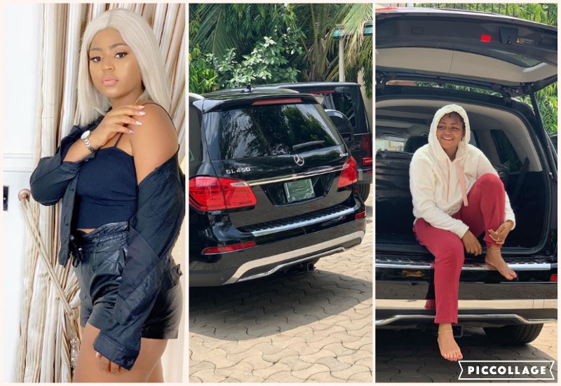 Image result for I will probably own a garage soon! Regina Daniels says as she gets another car gift