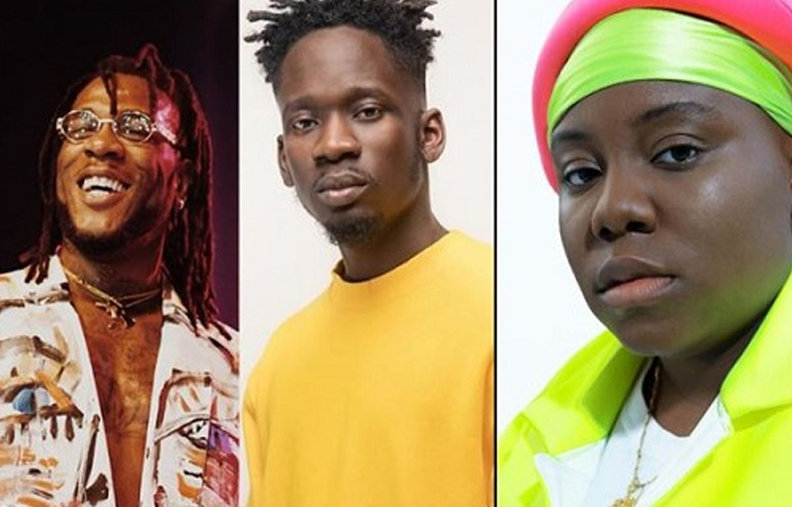 Image result for Burna Boy, Teni, Mr Eazi nominated for BET awards