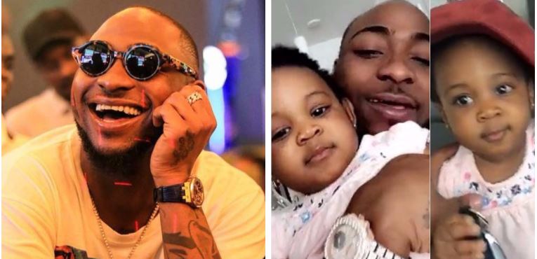 Image result for Davido celebrates second daughter as she turns 2