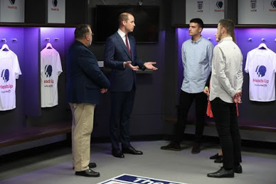 Mental health: Prince William launches new campaign at Wembley Stadium