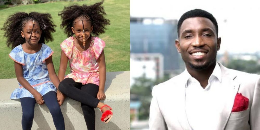 Image result for Timi Dakolo shares photos of his beautiful daughters