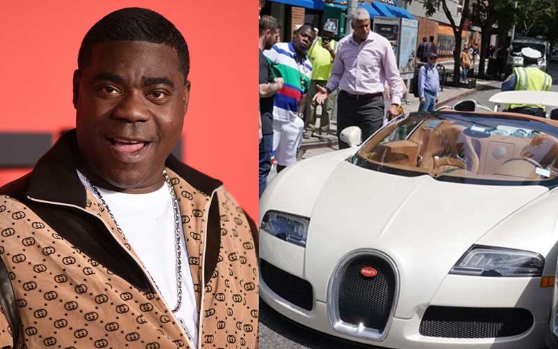 Image result for Hollywood actor Tracy Morgan crashes his new Bugatti 15 minutes after buying it