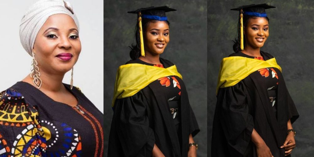 Late Moji Olaiya’s daughter, Adun graduates from University (photos)