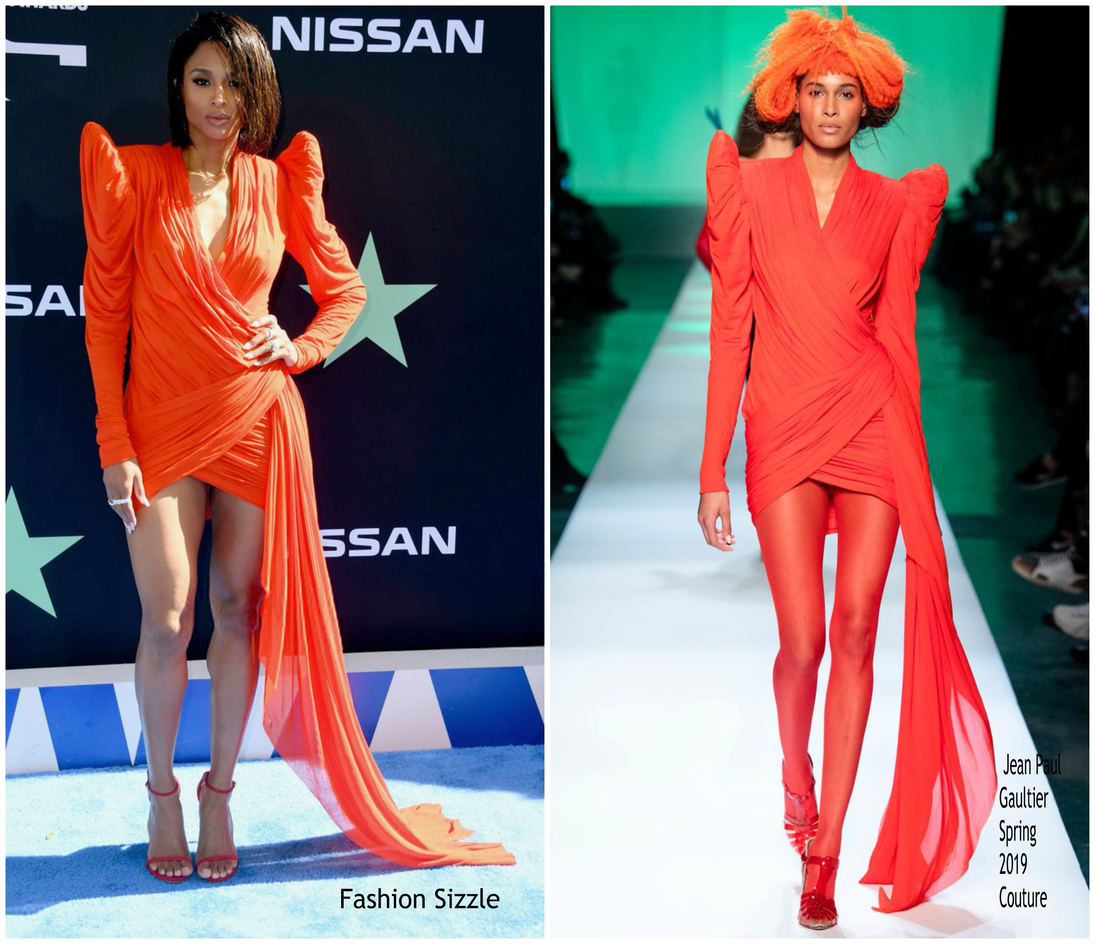 Image result for What Ciara wore to 2019 BET Awards