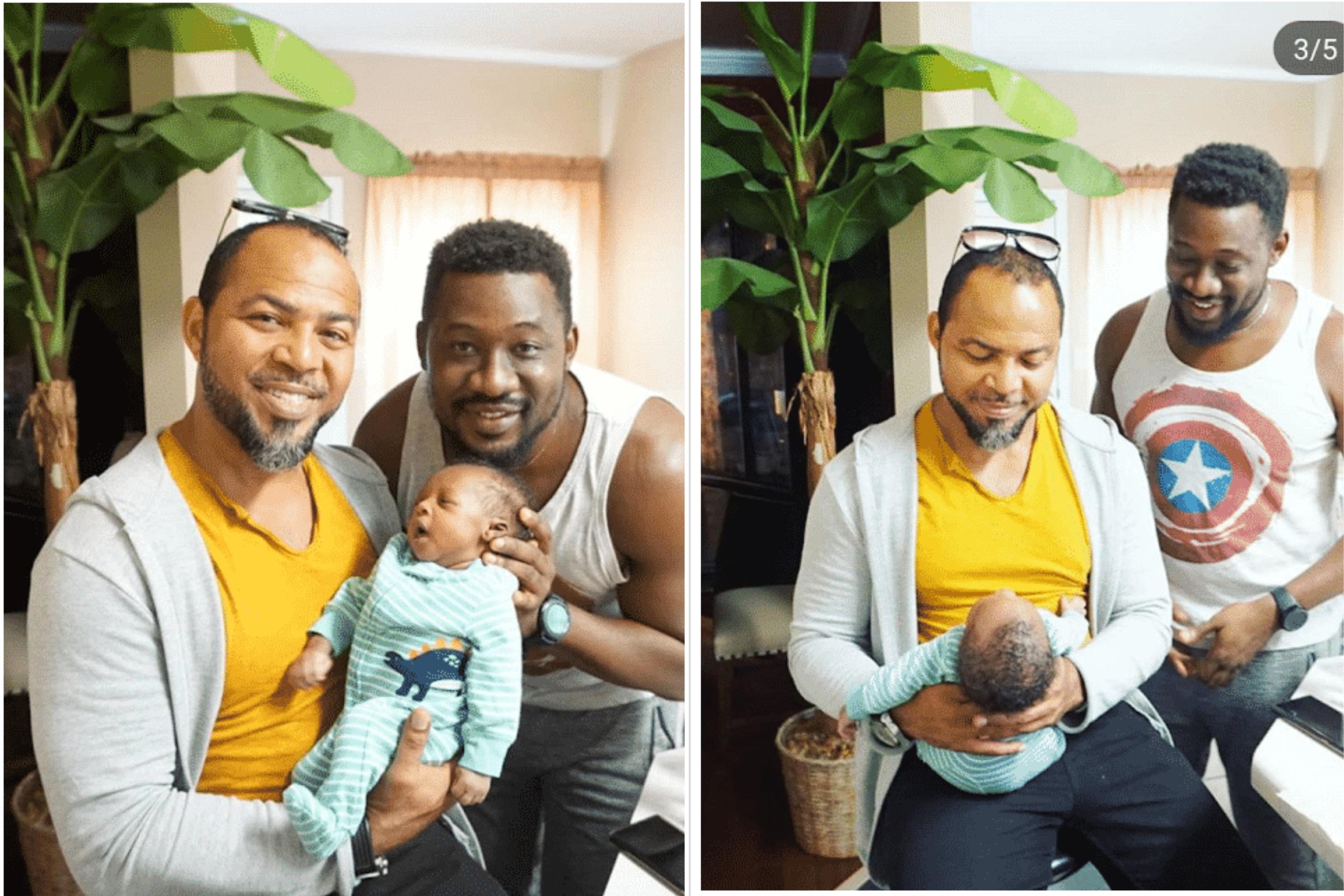 Image result for Ramsey Nouah visits Daniel K Daniel and family in US