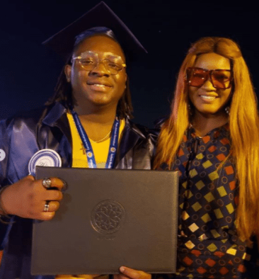Image result for Omotola Jalade’s son graduates with honors from Cyprus University
