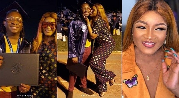 Omotola Jalade-Ekeinde’s son graduates from Cyprus University