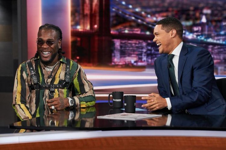 Burna Boy features on Trevor Noah’s “The Daily Show”