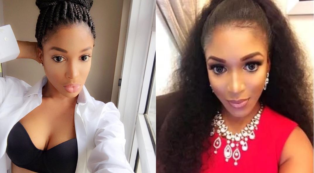 Dabota Lawson rocks a ‘Fendi’ swimwear at Dubai beach (photos)