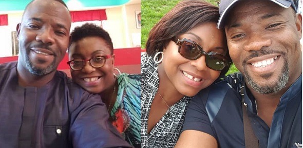 Image result for Okey Bakassi celebrates 18th wedding anniversary