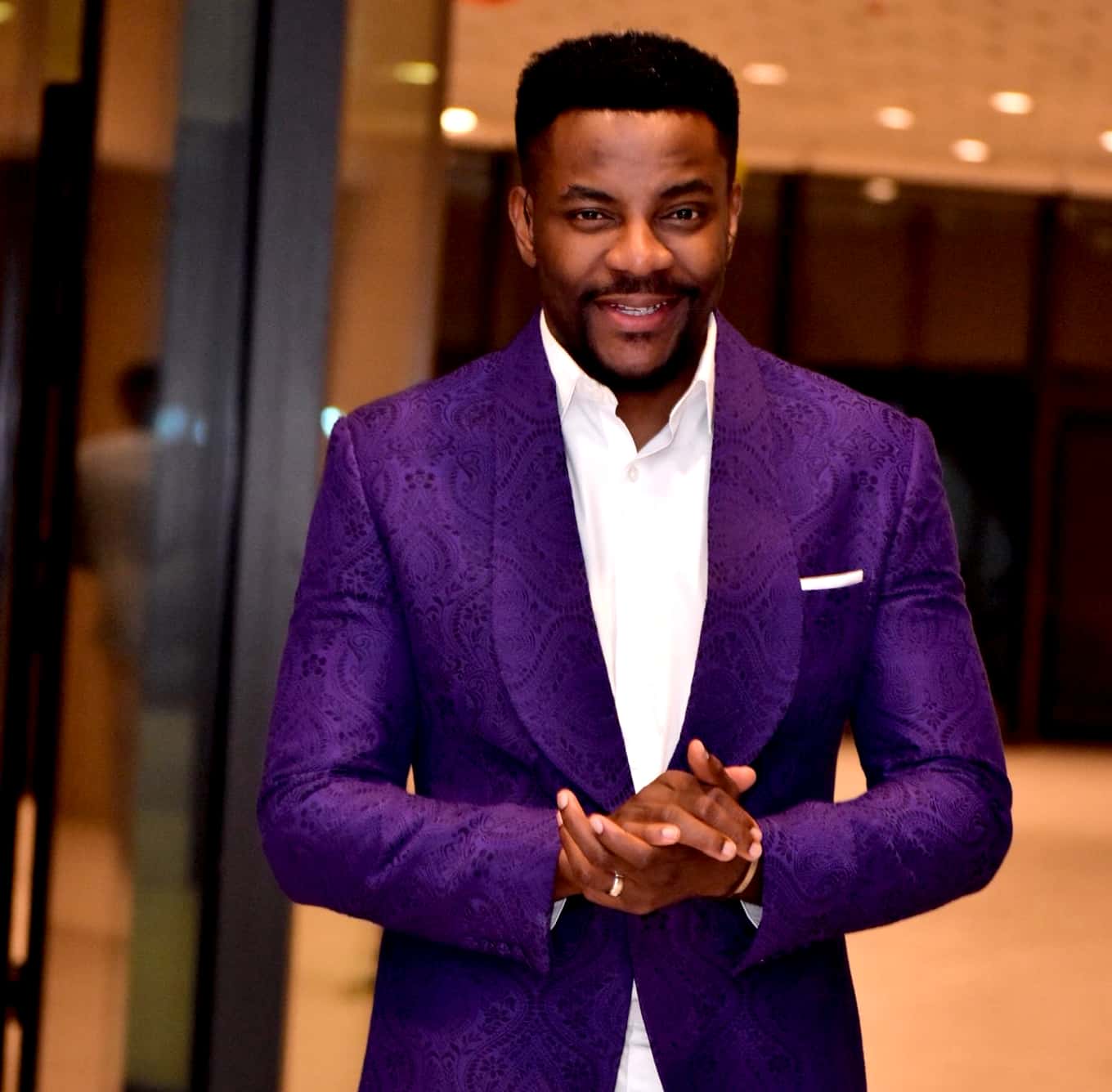 #BBNaijaFinale: How Ebuka stunned fans in his 9kg tuxedo