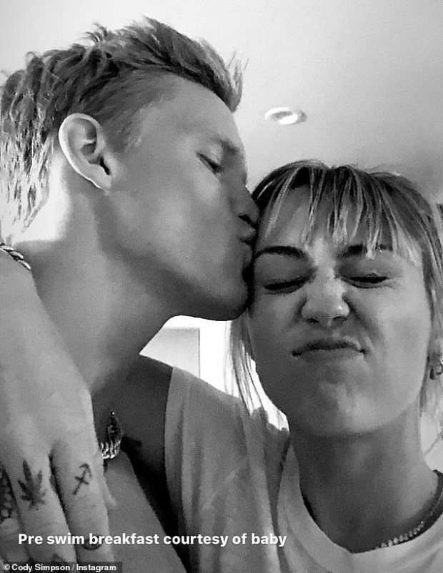 Cody Simpson kisses Miley Cyrus and calls her 