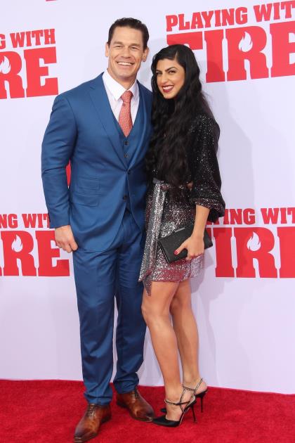 Image result for John Cena, Girlfriend Shay Shariatzadeh Make Red Carpet Debut: Pics