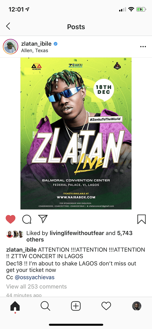 ZLATAN Announces December Concert