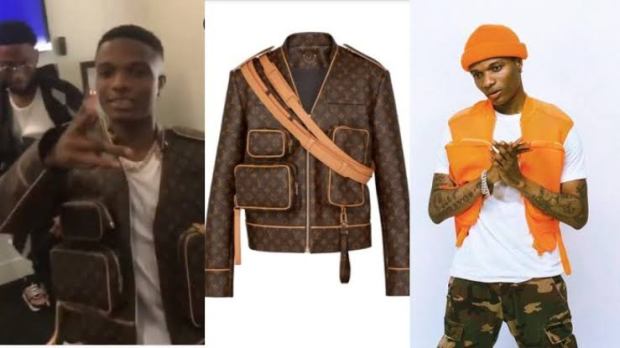 Wizkid wore a 2 million naira Louis Vuitton jacket at the O2 arena