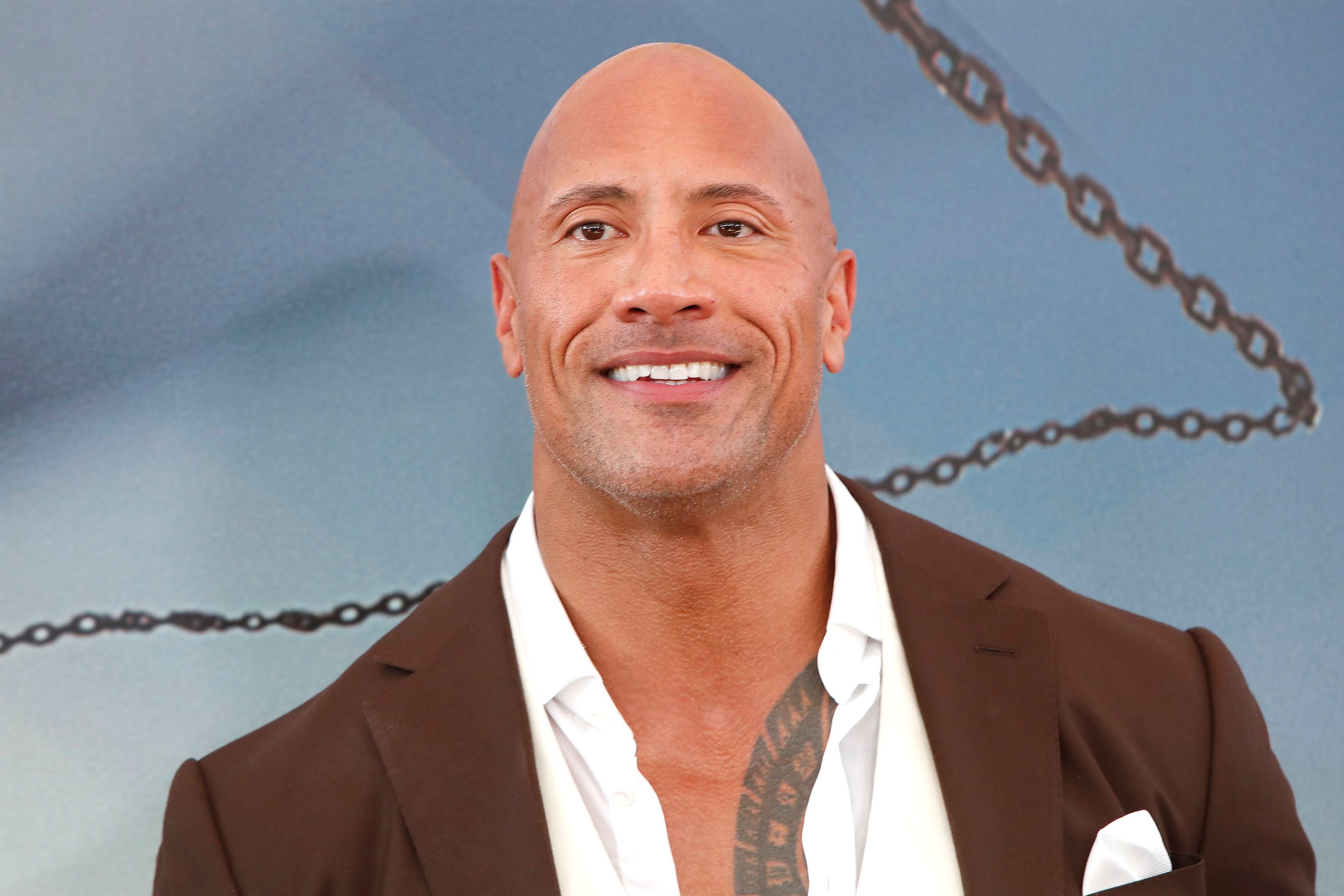 Looks like Dwayne Johnson keeps tequila, food in his gym bag