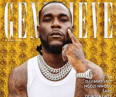 Burna Boy covers October edition of Genevieve Magazine (Photos)
